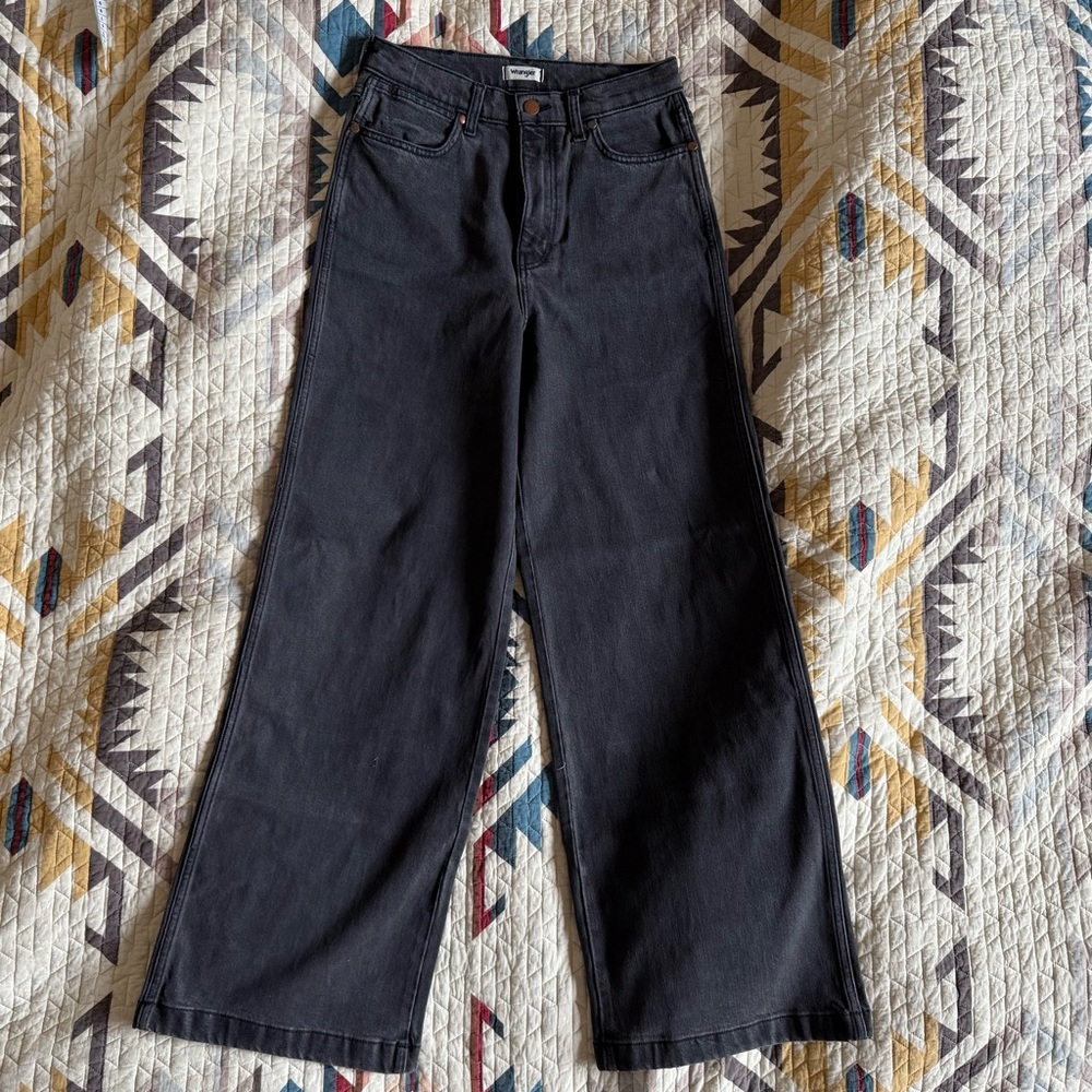 WRANGLER Worldwide 661 High Rise Wide Leg Jeans 27 Color Storm